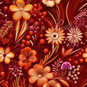 Fall embroidered 6