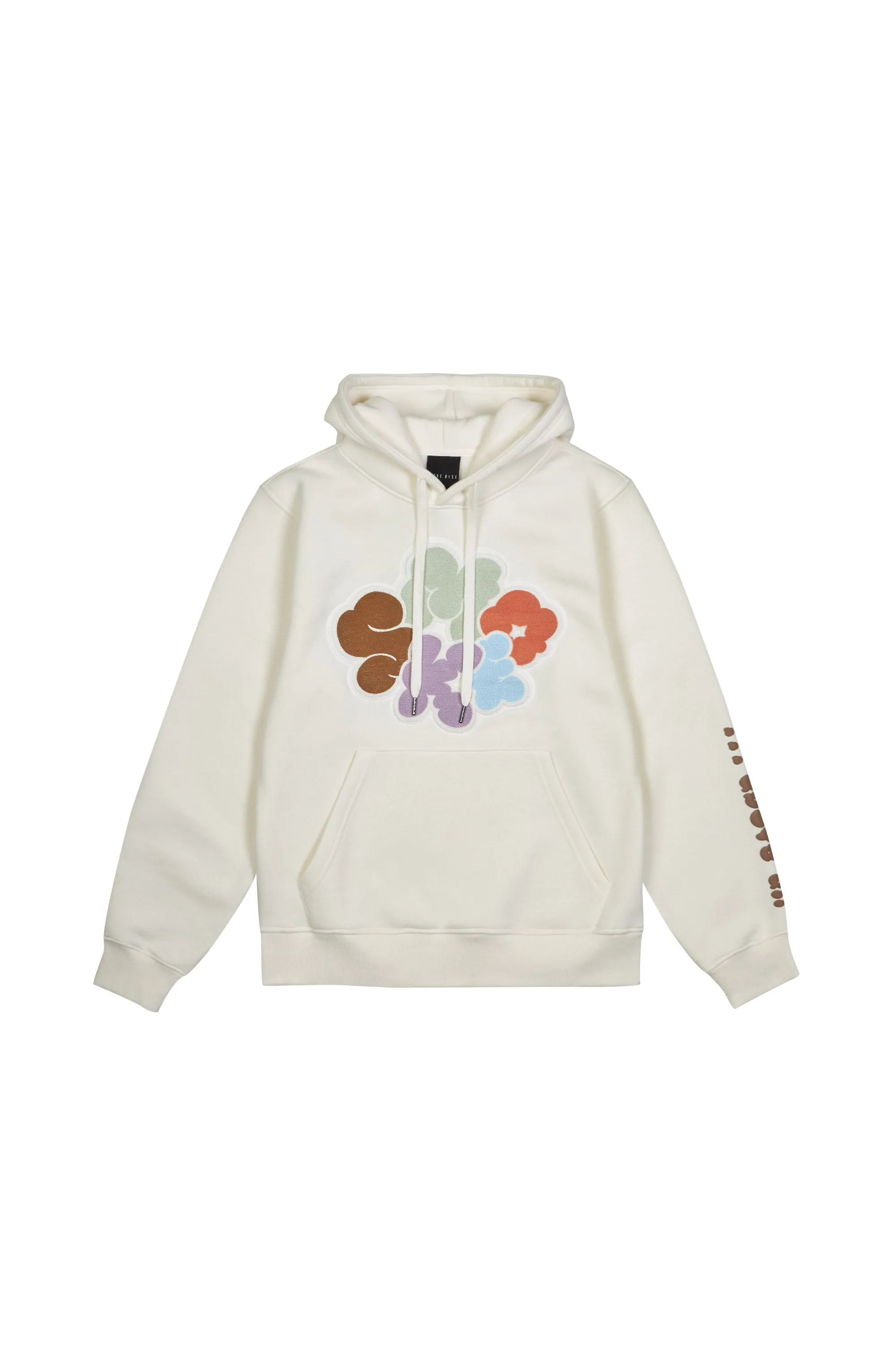 Graphic Pullover Fleece Hoodie - Chalk