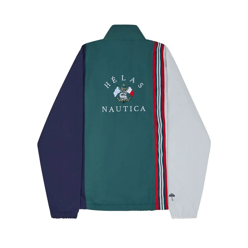 Helas X Nautica Tracksuit Jacket (Beige / Green / Navy)