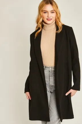 Here is an optimized title for the product:

Womens Cozy JQ Fleece Long-Line Coat with Stylish Design

If you want to specify any additional modifiers, such as color or size, they could be added as needed, such as:

Womens Cozy Black JQ Fleece Long-Line Coat with Stylish Design - Available in All Sizes

Please let me know if there are any specific attributes youd like included.