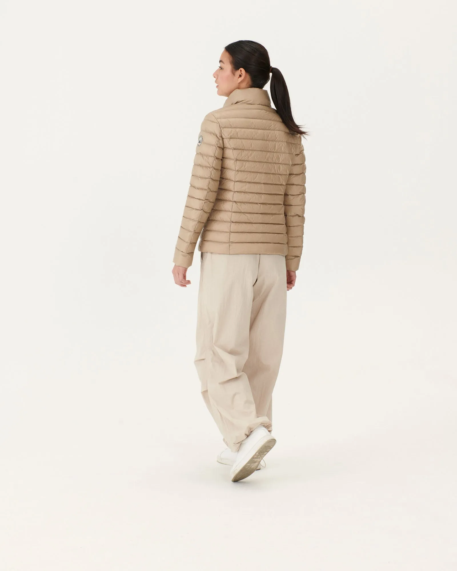 Lightweight down jacket Beige Cha