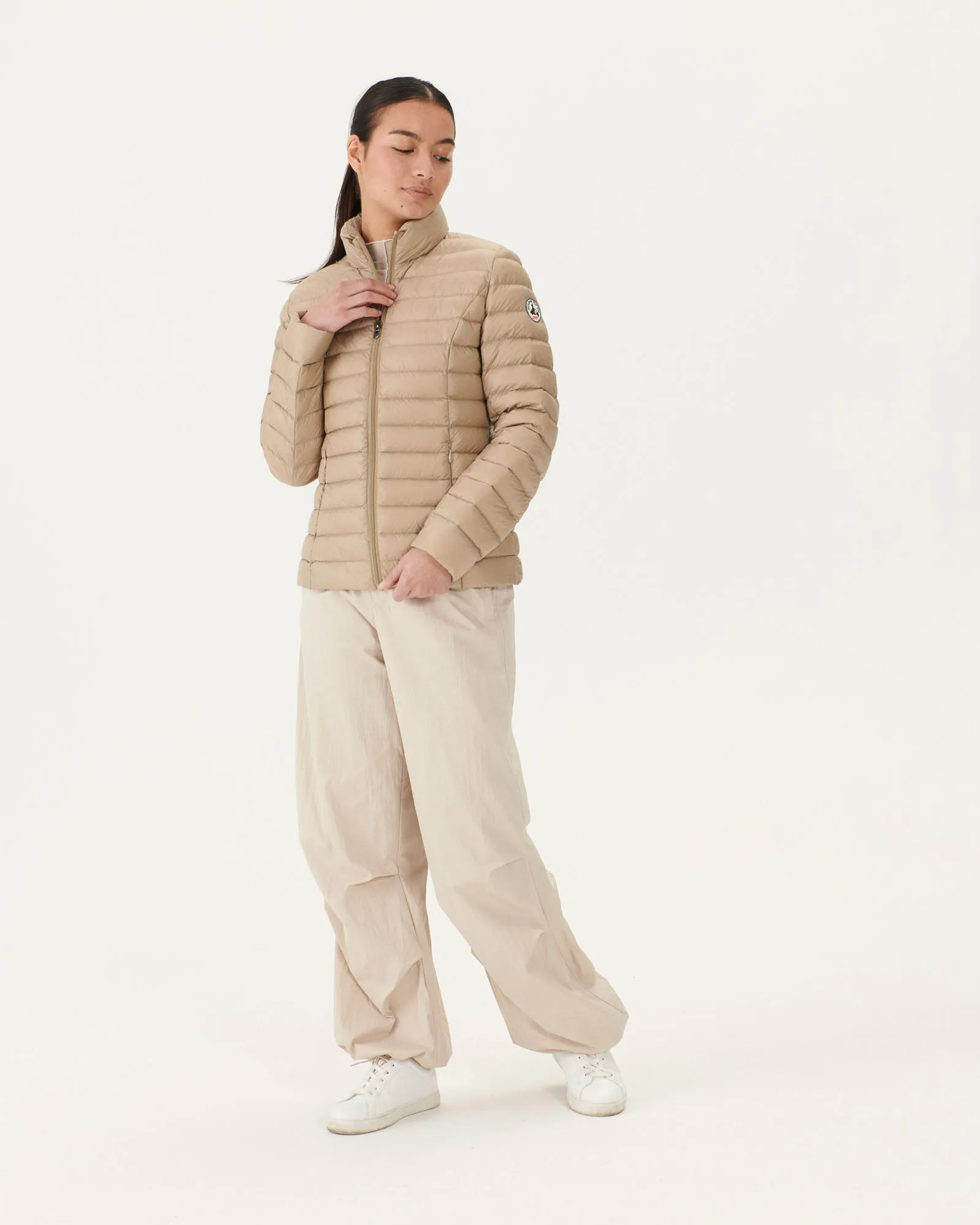 Lightweight down jacket Beige Cha