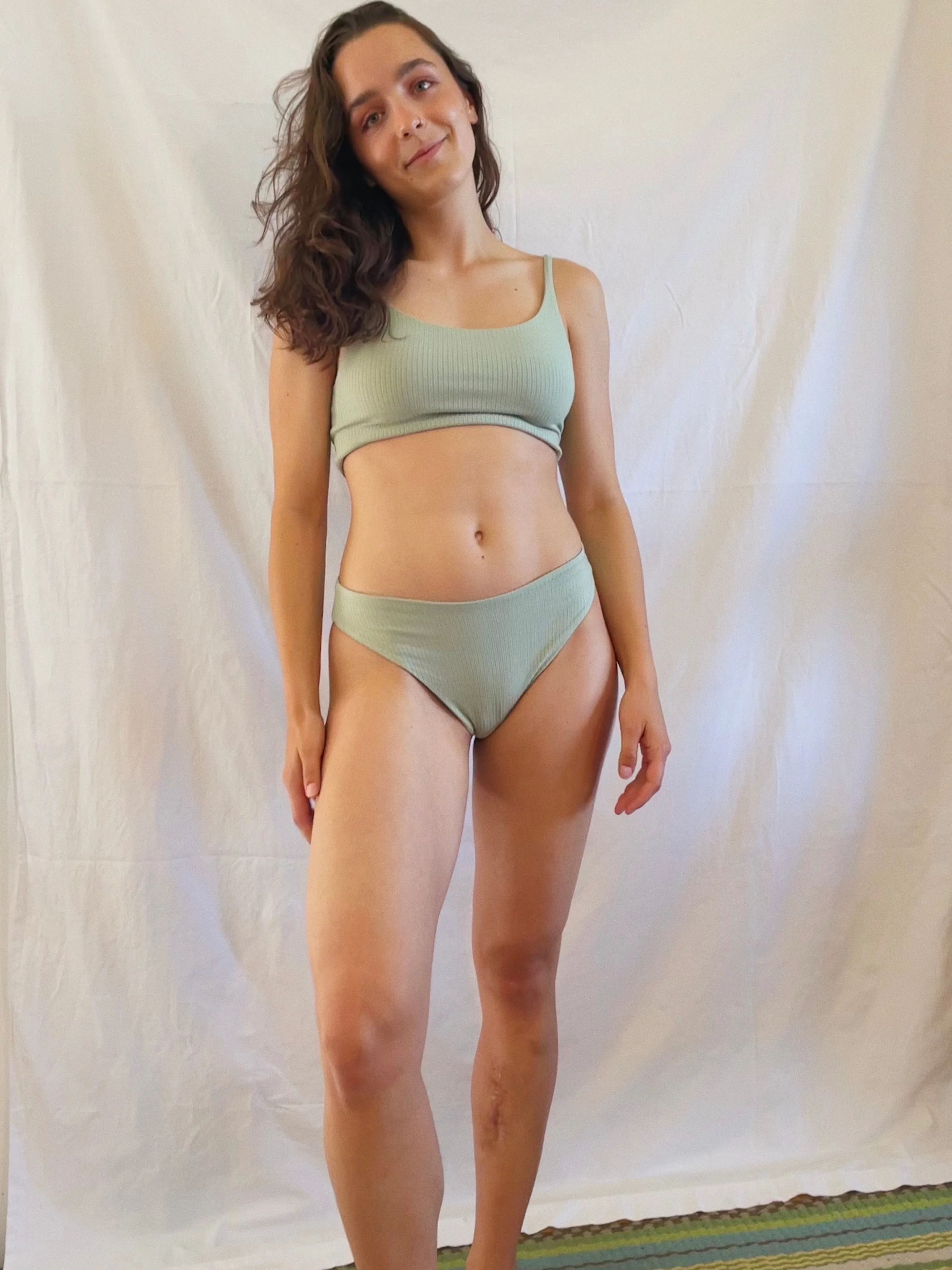 Mint Crop Bralette