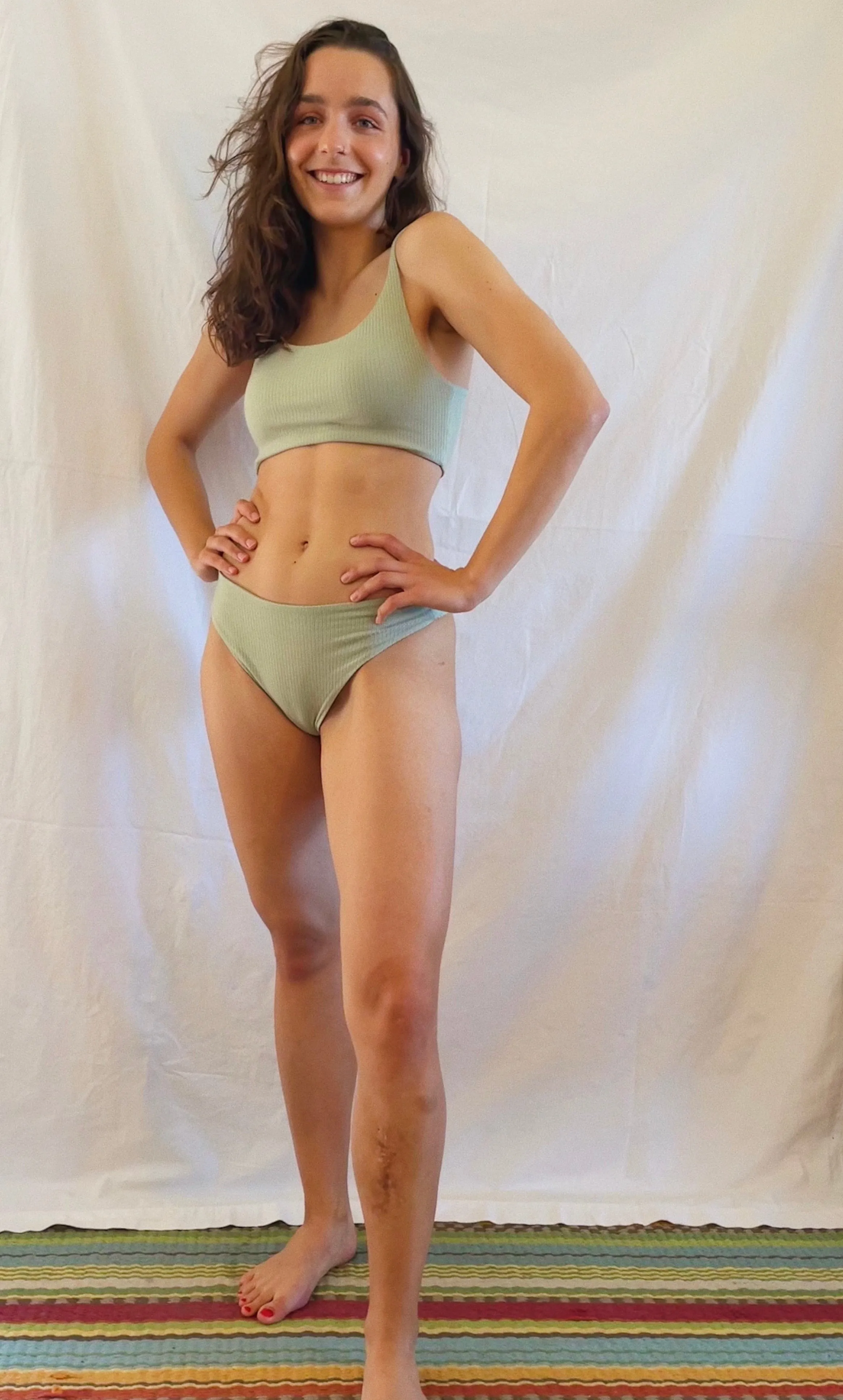 Mint Crop Bralette