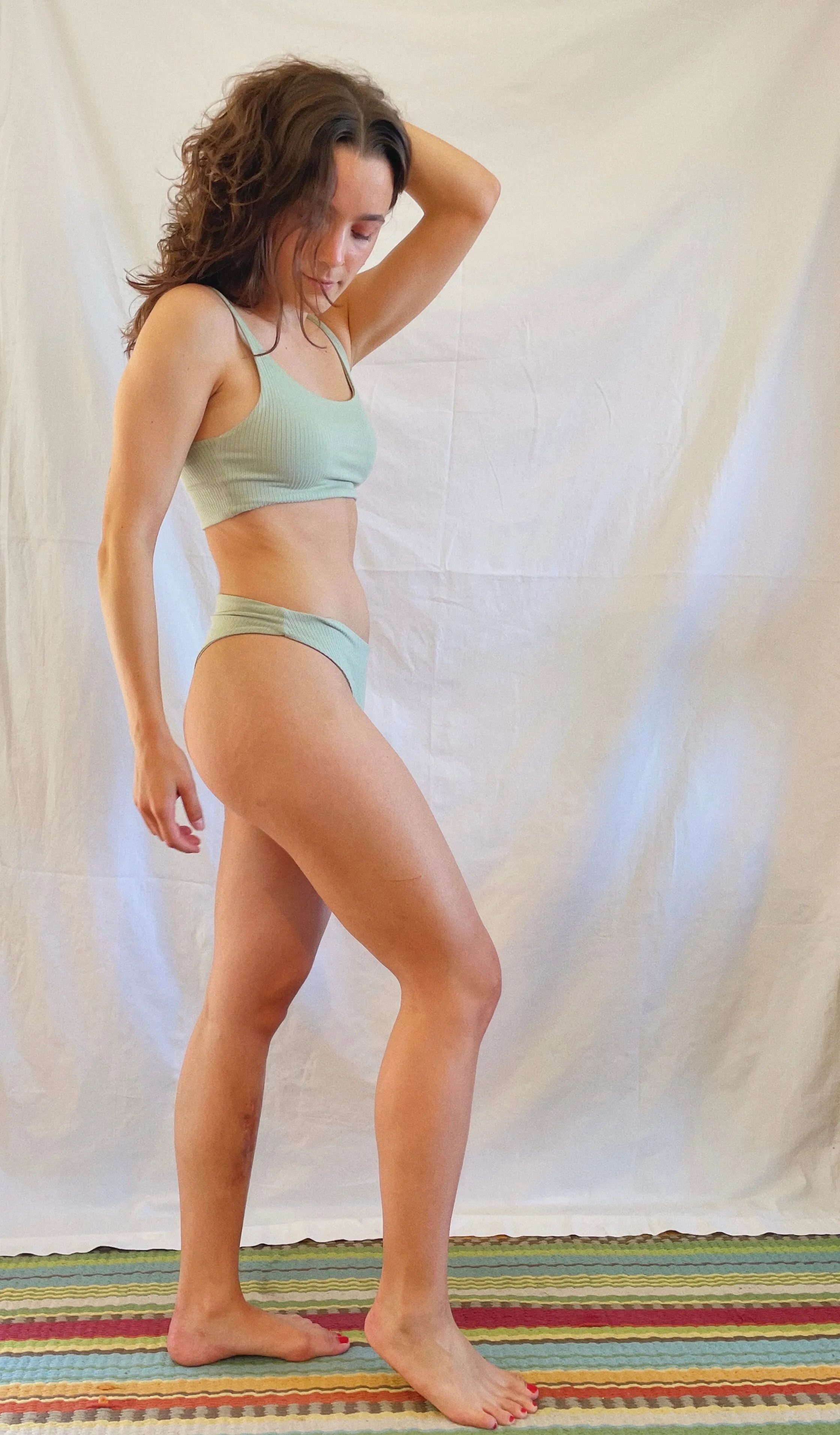 Mint Crop Bralette