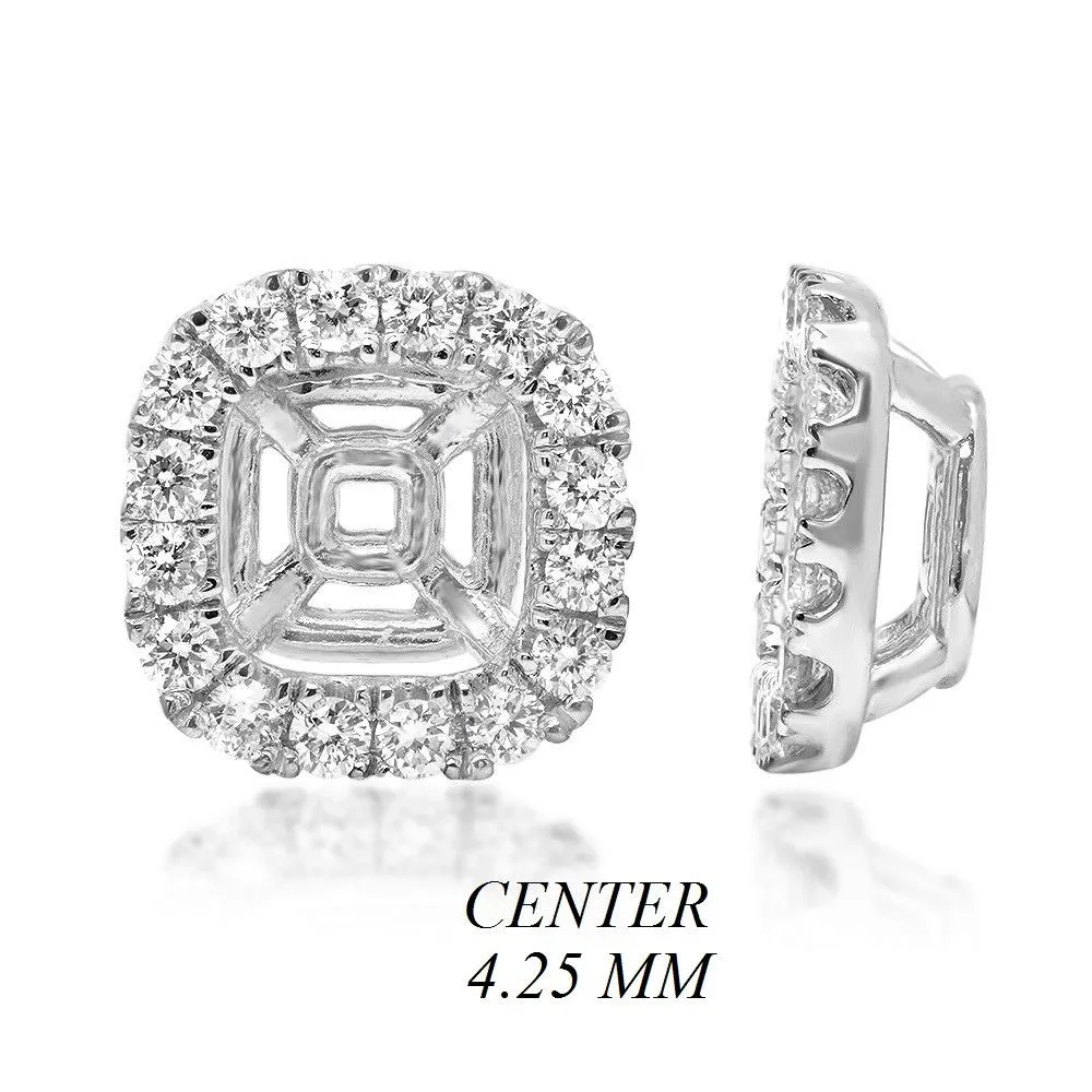 PMI 14W@1.4 28RD1@0.30 4.25MM CUSHION EARRING JACKETS