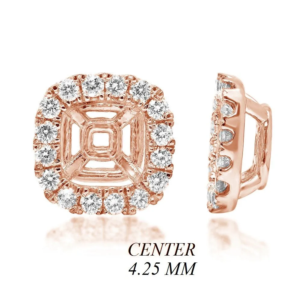 PMI 14W@1.4 28RD1@0.30 4.25MM CUSHION EARRING JACKETS