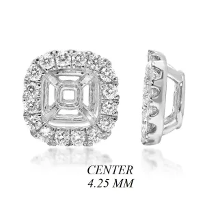 PMI 14W@1.4 28RD1@0.30 4.25MM CUSHION EARRING JACKETS