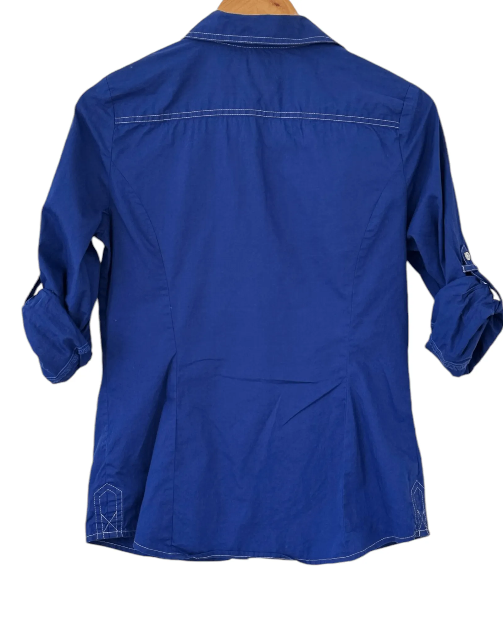 Warm Autumn Ink Button-Down Roll Sleeve Shirt